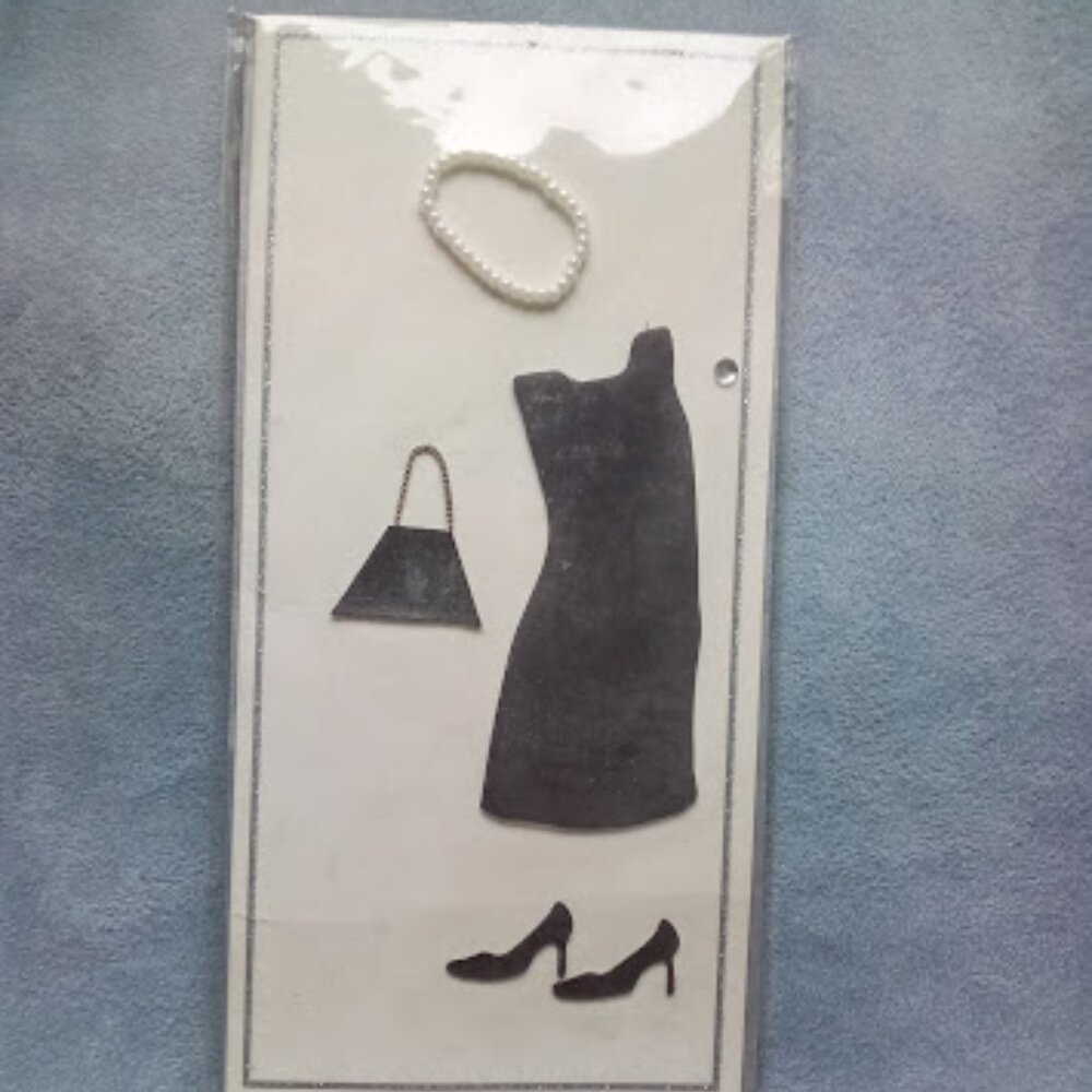 "Little Black Dress" Greeting Card